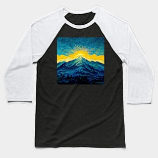 Illustrations inspired by Vincent van Gogh Baseball T-Shirt